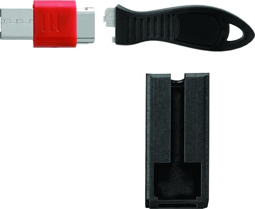 Kensington USB Port Lock with Cable Guard - Square - USB port blokker - sølv