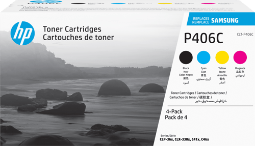 Hp Samsung Värikasetti Kit Value Pack (bk/c/m/y) Clt-p406c