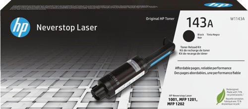 Hp Värikasetti Musta Reload 143a 2.5k - Neverstop