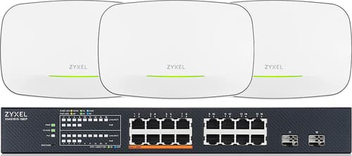 Zyxel Nebula Xmg1915-18ep + 3x Nwa130 Wifi 7 Access Points Bundle