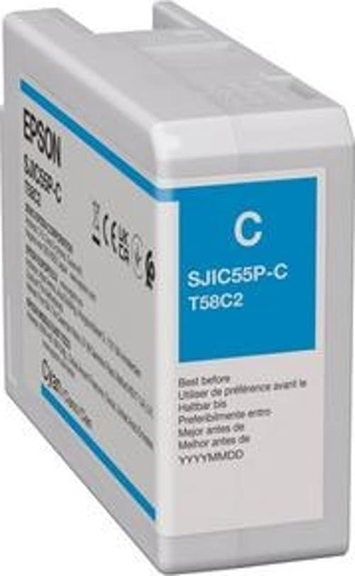 Epson Cyanblæk Sjic55(c) Til Cw-d6000/d6500