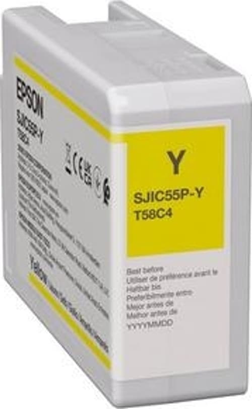 Epson Gult Blæk Sjic55(y) - Til Cw-d6000/d6500