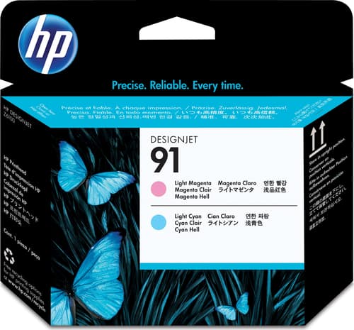 Hp Printhead No.91 Ljus Magenta/ljus Cyan billede