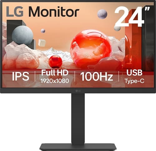 Lg 24ba650-b 23.8"" 1920 × 1080pixels Ips 16:9 100hz