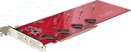 Startech Startech.com Quad-m2-pcie-card-b Interface-kort/adapter Intern M.2