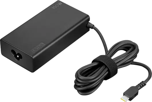 Lenovo 4x21m37469 Virta-adapteri Ja Vaihtosuuntaaja Sisätila 100 W Musta 100w