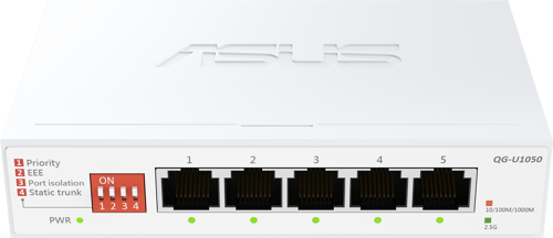 Asus Qg-u1050 Ikke Administreret 2.5g Ethernet (100/1000/2500) Hvid