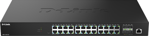D-link Dms-1250-28/e Verkkokytkin Hallittu L2 2.5g Ethernet (100/1000/2500) Musta