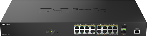 D-link Dms-1250-18p/e Verkkokytkin Hallittu L2 2.5g Ethernet (100/1000/2500) Power Over Ethernet -tuki Musta
