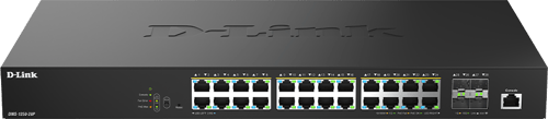 D-link Dms-1250-28p/e Verkkokytkin Hallittu L2 2.5g Ethernet (100/1000/2500) Power Over Ethernet -tuki Musta