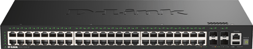 D-link Dgs-1530-52/e Verkkokytkin Hallittu L2 Gigabit Ethernet (10/100/1000) Musta
