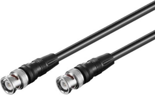 Microconnect 50088 Koaxial Kabel 10 M Bnc Sort Bnc Bnc 10m Sort billede