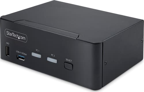 Startech Startech.com P2cdd143-kvm-switch Kvm-bryter Sort