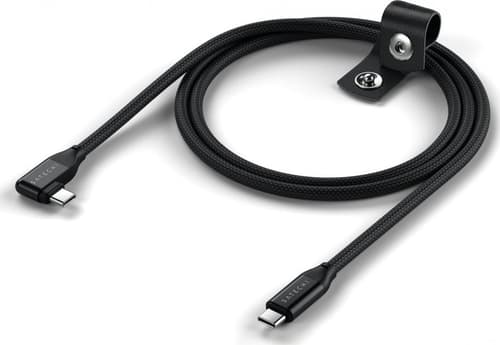 Satechi Right Angle Cable 240w 1m Usb-c Usb-c Svart