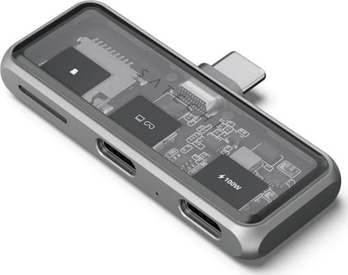 Satechi Mobile Xr Hub With Microsd Usb-c Sort billede