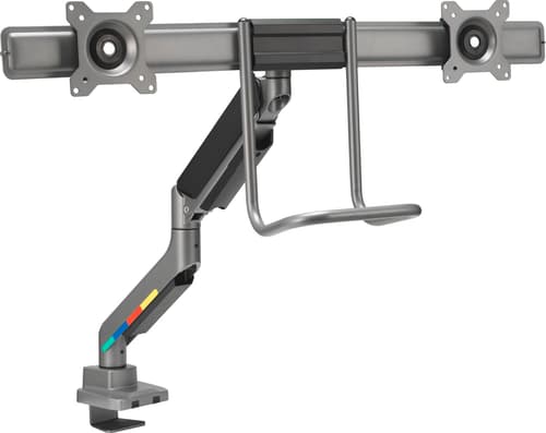 Kensington Smartfit Dual Monitor Arm With Crossbar And Handle