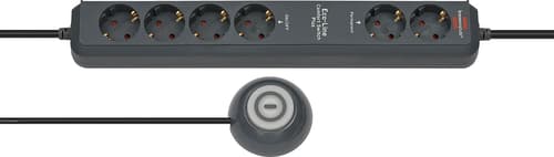 Brennenstuhl Eco-line Comfort Switch Förlängningssladdar 2 M 6 Ac-utgångar Antracit