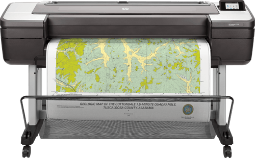 Hp Designjet T1700 Postscript 112cm A0 (44 tommer) billede