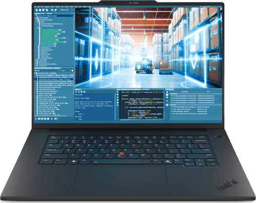 Lenovo Thinkpad P1 G8 Intel Core Ultra 9 64gb 2000gb Rtx Pro 2000 Bw 16 tommer billede