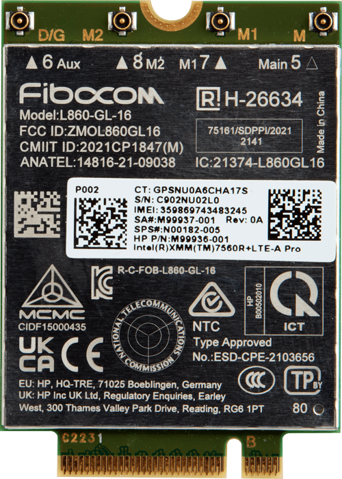 Hp Xmm 7560 R+ Lte-advanced Pro Wwan billede