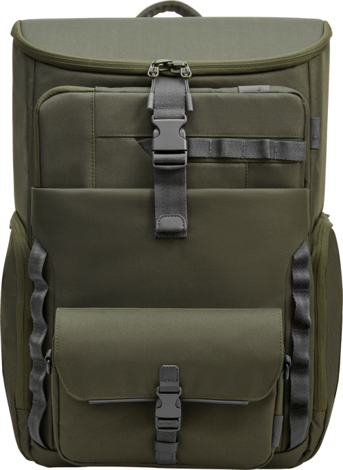 Hp 15,6 tommer Modular Laptop Backpack 15.6 tommer Polyester Grå, Grøn billede