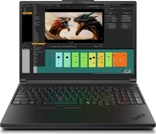 Lenovo Thinkpad P16 G3 Intel Core Ultra 7 64gb 1000gb Rtx Pro 2000 Blackwell 16 tommer billede