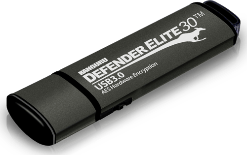 Kanguru Defender Elite30 Secure 128gb Usb-a Musta