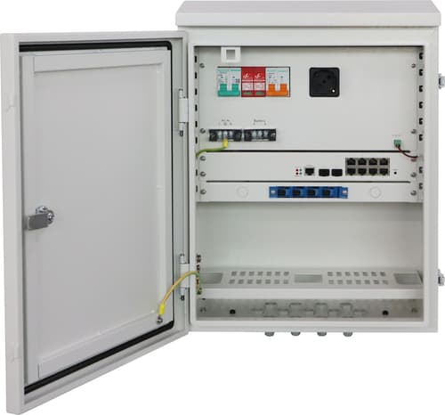 Ernitec Electra-m10-outdoor-ups Nettverkssvitsj Håndtert L2 Gigabit Ethernet (10/100/1000) Strøm Over Ethernet (poe) Grå
