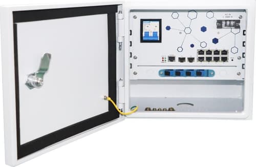 Ernitec Electra-m10-outdoor-200 Netværksswitch Administreret L2 Gigabit Ethernet (10/100/1000) Strøm Over Ethernet (poe) Grå