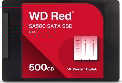 Sandisk Red Sa500 500gb Ssd 2,5 tommer Sata 6.0 Gbit/s billede