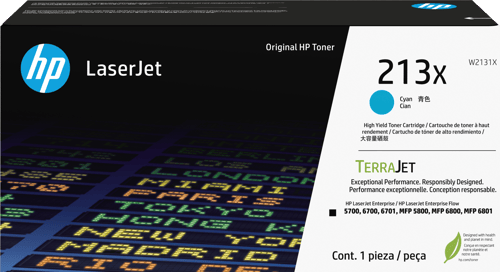Hp Toner Cyan 213x 6k - Color Laserjet Enterprise 5800