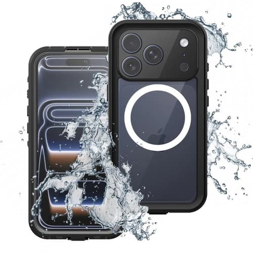 Armor-x Waterproof Case & Magnetic Case Iphone 17 Pro Svart