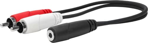 Vivolink Promjfrcam0.2 Ljudkabel 0,2 M 3,5mm 2 X Rca Svart 0.2m 3,5mm 2 X Rca