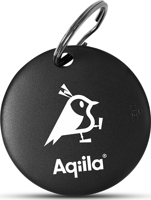 Aqiila Aqiila Tagbird Tracker iOS/Android + nøglering 1-pak 406073 Modsvarer: N/A