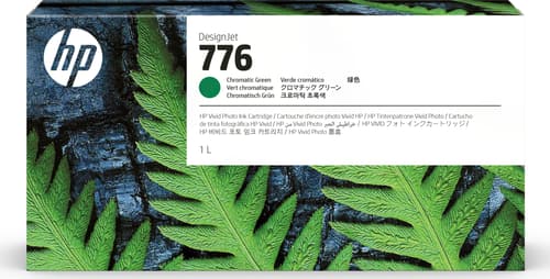 Hp 776 Blækpatron, 1 Liter, Kromatisk Grøn – Designjet Z9+ Pro