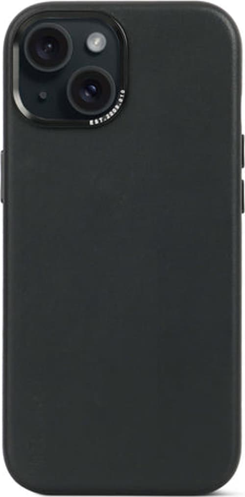 Decoded Leather Backcover Iphone 13, Iphone 14, Iphone 15 Sort