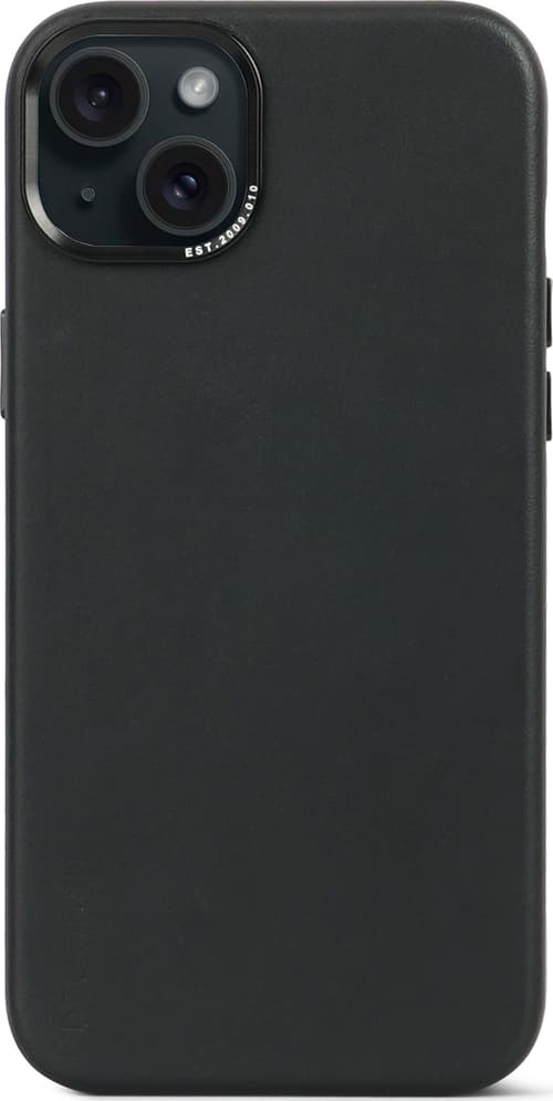 Decoded Leather Backcover Iphone 15 Plus Sort