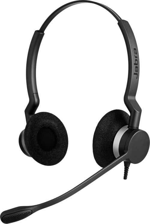 Jabra Biz 2300 Qd Duo - (löytötuote Luokka 2) Stereo Ce, Fcc, Ul, Cul,eac, Rcm, Kcc, Rohs, Reach Musta