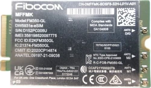 Dell Wireless Mobile Modem - (kuppvare Klasse 2)