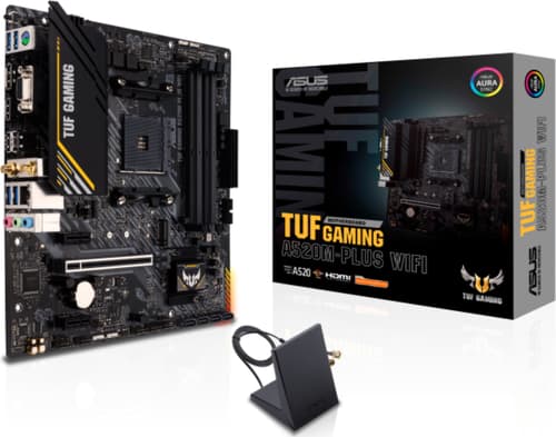 Asus Tuf Gaming A520m-plus Wifi Amd A520 Stik Am4 Micro Atx Am4 Micro-atx Bundkort