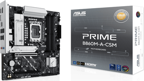 Asus Prime B860m-a-csm Lga 1851 Micro-atx Bundkort billede