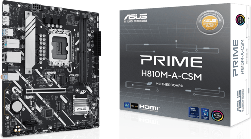 Asus Prime H810m-a-csm Lga 1851 Micro-atx Bundkort billede
