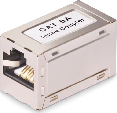 Startech Startech.com Skärmad Rj45-kopplare, Cat6a-ledningskopplare, Hona Till Hona (h/h) T568b-stiftkonfiguration, Skärmad Ethernet-kabelförlängning Rj-45 Rj-45