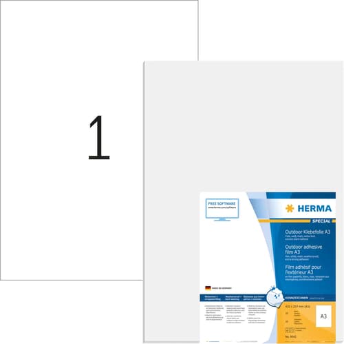 Herma Tarrat Ulkokäyttöön 297x420 Mm A3 10 Arkkia