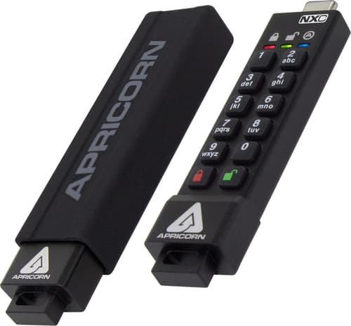 Apricorn Aegis Secure Key 3nxc 8gb 8gb Usb-c Musta