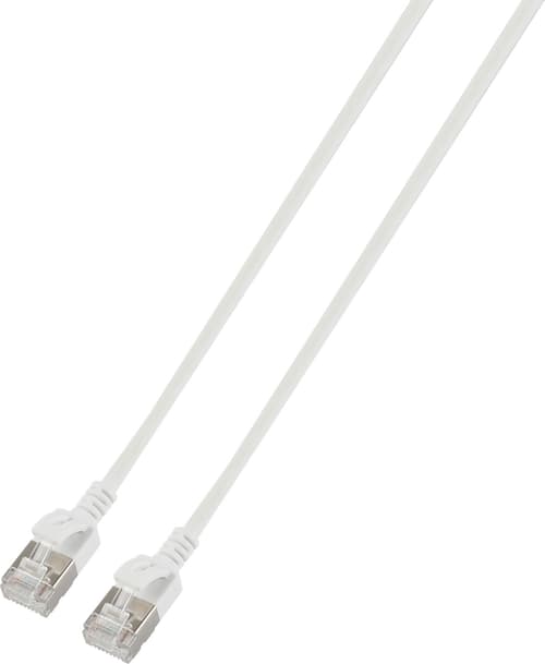 Prokord Slim Network Cable / Patch Cord Lszh Rj-45 Cat 6a 0.15m Valkoinen