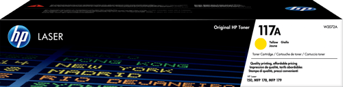 Hp Värikasetti Keltainen 117a 700 Sivua - Cl 150a/150nw/178nw/179fnw