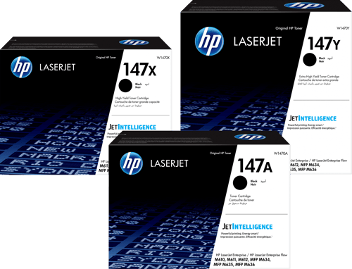 Hp Värikasetti Musta 147a 10.5k - Mfp M634/m635/m636