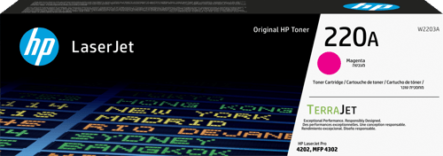 Hp Toner Magenta 220a 1.8k billede