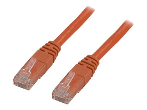 Deltaco Tp-603-or Rj-45 Cat 6 0.3m. Orange billede